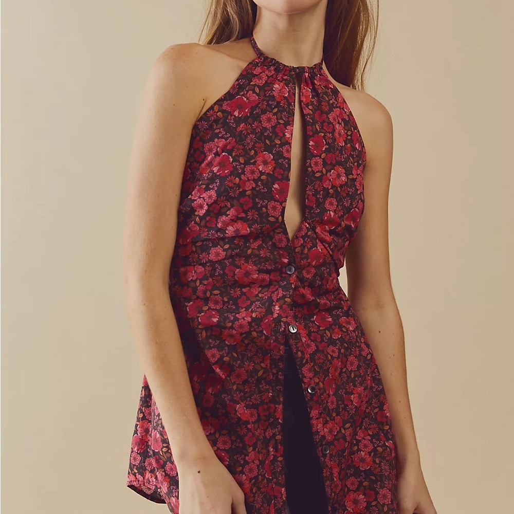Free People Lyla Halter Tunic